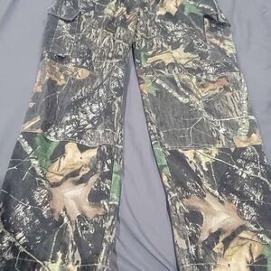 Double Knee Mossy Oak Appearl Camo Jeans Size 42x30